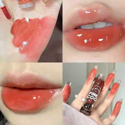 Handaiyan Mirror Glass Lip Tint - Long-Lasting Waterproof Lip Gloss