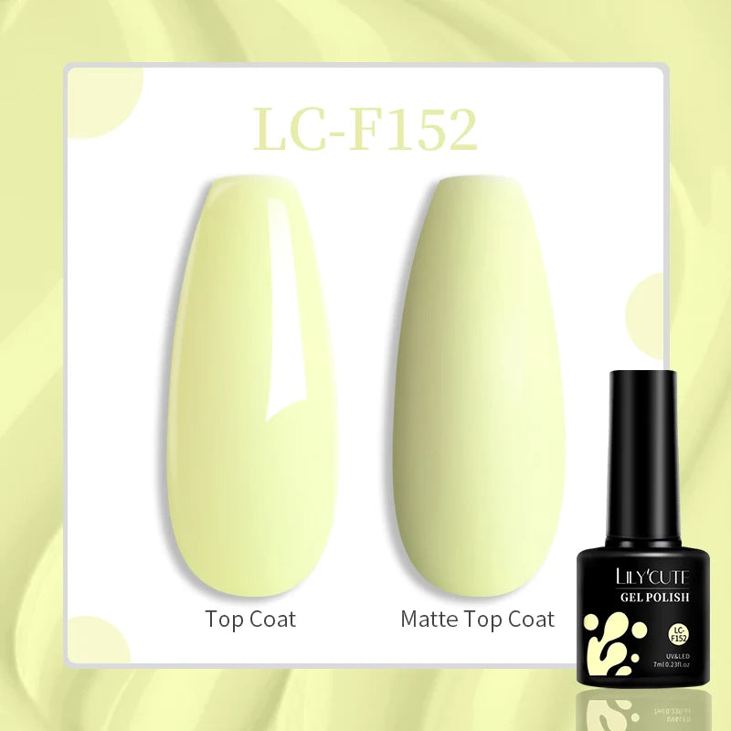 LILYCUTE 7ML Jelly Amber Gel Nail Polish Nail Art Dark Bloom Leopard