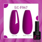 LILYCUTE 7ML Jelly Amber Gel Nail Polish Nail Art Dark Bloom Leopard