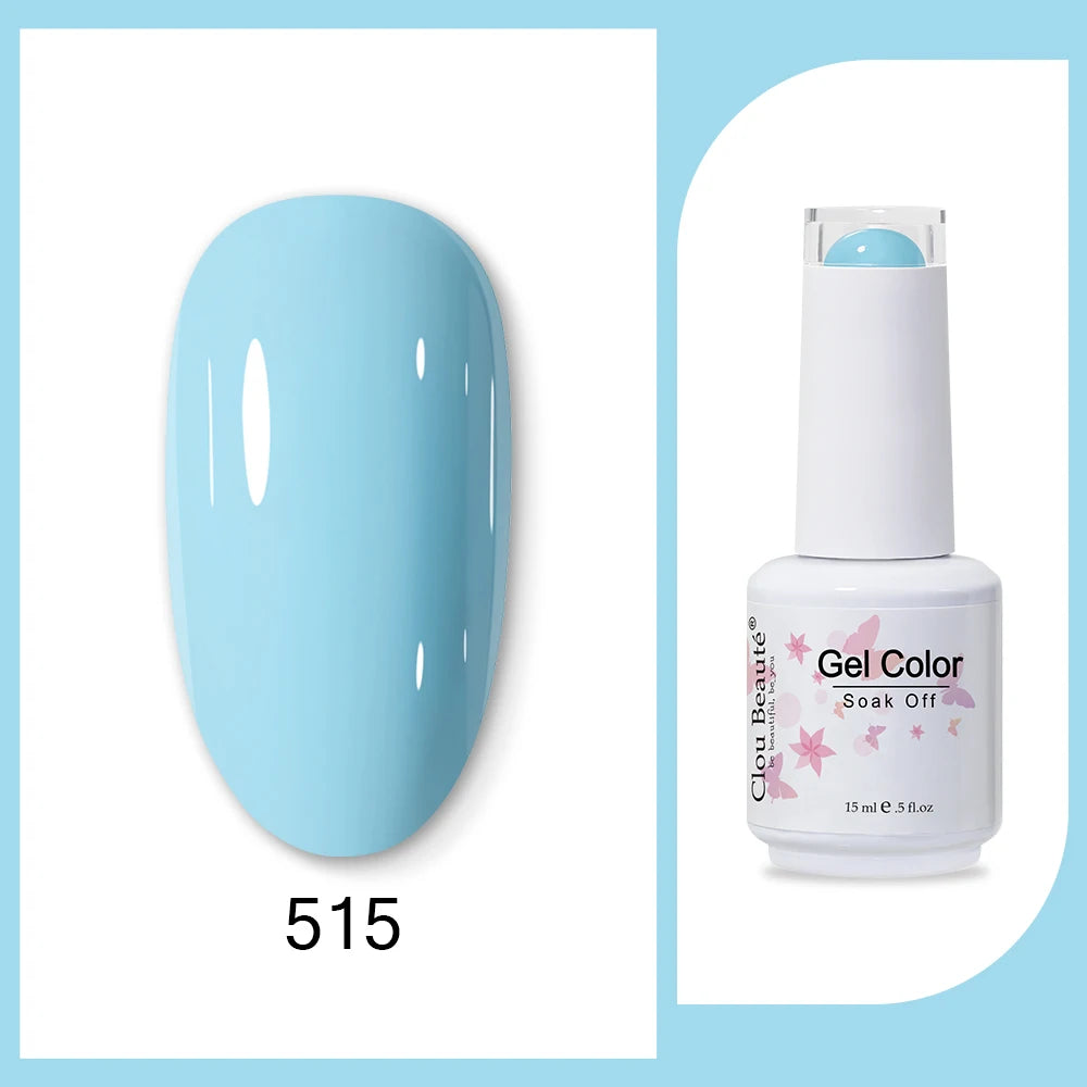 Clou Beaute HEMA & TPO Free Gel Nail Polish - Army Green 15ml