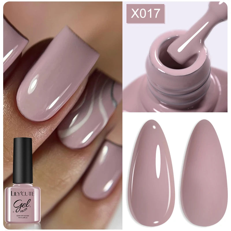 LILYCUTE Metallic Painting Liner Gel Nail Polish - 5ml