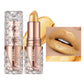 XMSJ Quicksand Gold Glitter Lipstick - Moisturizing Long-Lasting Waterproof Lip Color 3.8g