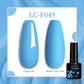 LILYCUTE 7ML Jelly Amber Gel Nail Polish Nail Art Dark Bloom Leopard