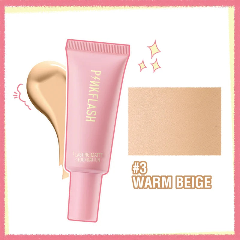 Makeup Foundation - Full Concealer Smooth Oil Control Matte Base