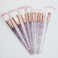 Professional Unicorn Makeup Brush Set - 10 Piece Collection