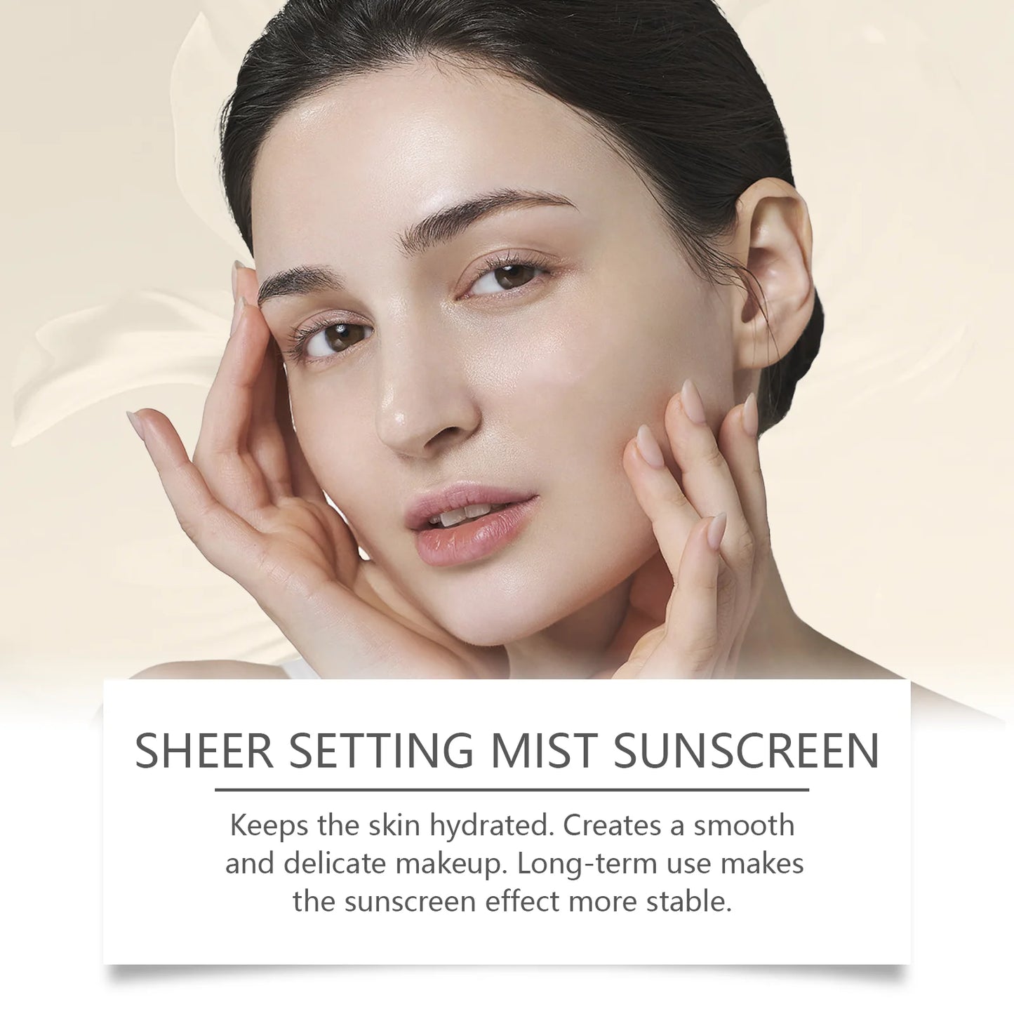 SPF 50+ Makeup Setting Spray - Oil Control & Sun Protection Face Mist