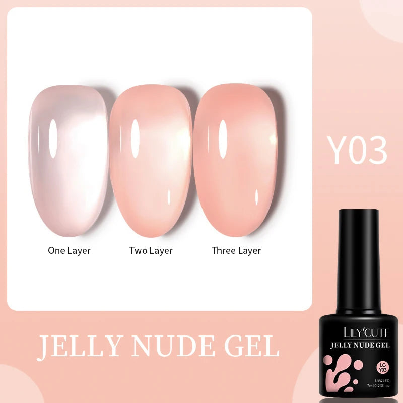 LILYCUTE 5ML Reflective Glitter Liner Gel Polish Nail Art Champagne Sparkling Lines