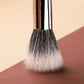Natural Wood & Goat Hair Stippling Makeup Brush - Professional Powder & Contour Blending