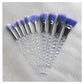 Professional Unicorn Makeup Brush Set - 10 Piece Collection