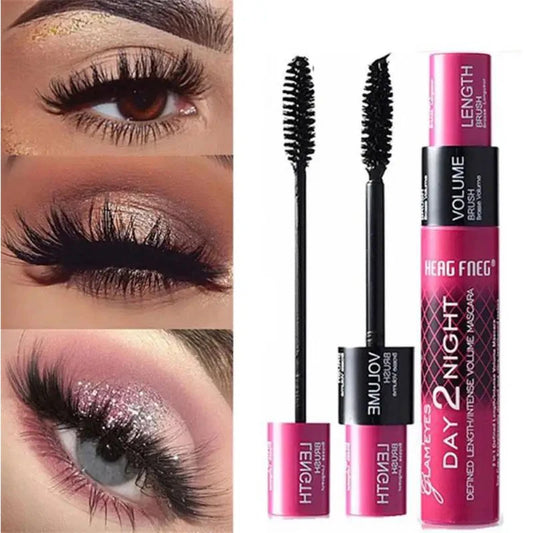 Black Curled Lashes Mascara - Extra Volume Waterproof Long Lasting