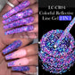 LILYCUTE 5ML Reflective Glitter Liner Gel Polish Nail Art Champagne Sparkling Lines