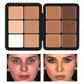 12 Color Blush Concealer Set - Waterproof Face Contour Cream Palette