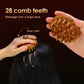 Sandalwood Massage Comb - Finger Ring Scalp Massager & Gua Sha Tool