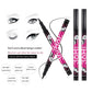 Curated Radiance 36H Long-Lasting Waterproof Black Liquid Eyeliner - Smudge-Proof Matte Finish Eye Liner Pen