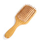 New Sdottor Wooden Bamboo Hair Brush Air Massage Comb Anti-static Scalp Combs