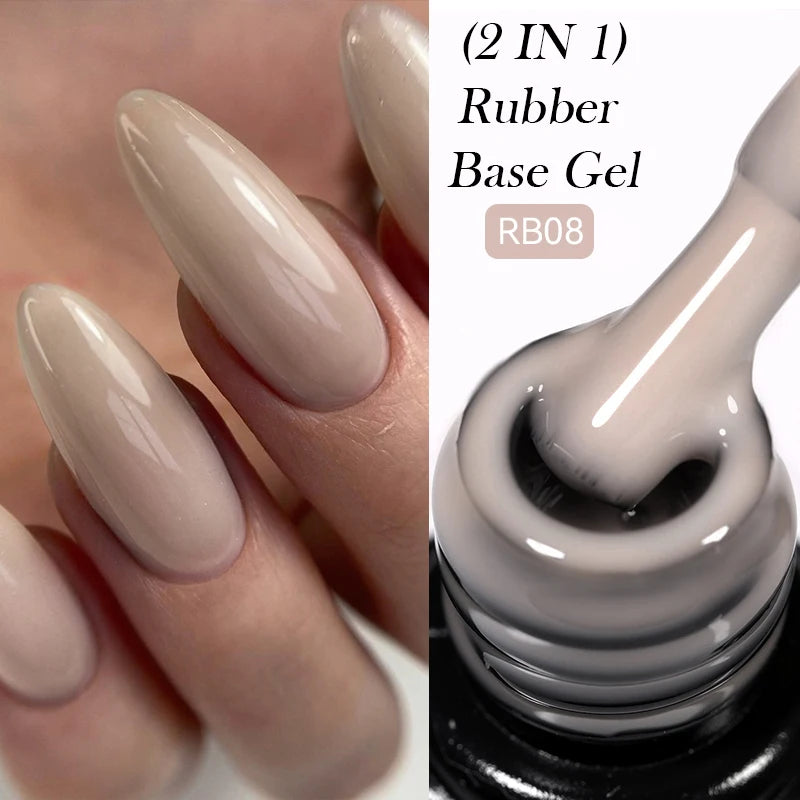 LILYCUTE UV Gel Nail Polish - Base & No-Wipe Top Coat Set (7ml)