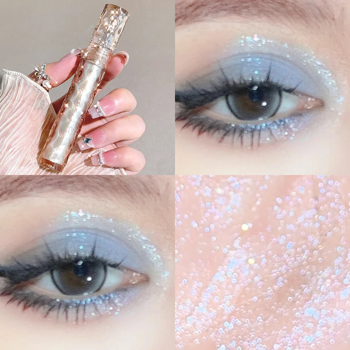 Flowing Light Liquid Eyeshadow - Sparkling Pearlescent Diamond Highlighter
