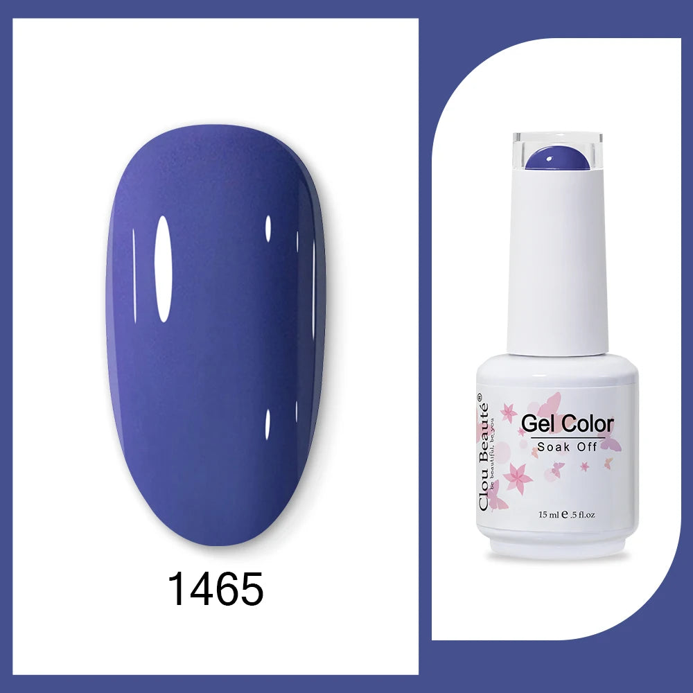 Clou Beaute HEMA & TPO Free Gel Nail Polish - Army Green 15ml