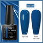 MEET ACROSS Wine Red Gel Nail Polish - 7ml Long-Lasting French Manicure