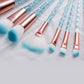 Professional Unicorn Makeup Brush Set - 10 Piece Collection