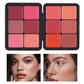 12 Color Blush Concealer Set - Waterproof Face Contour Cream Palette