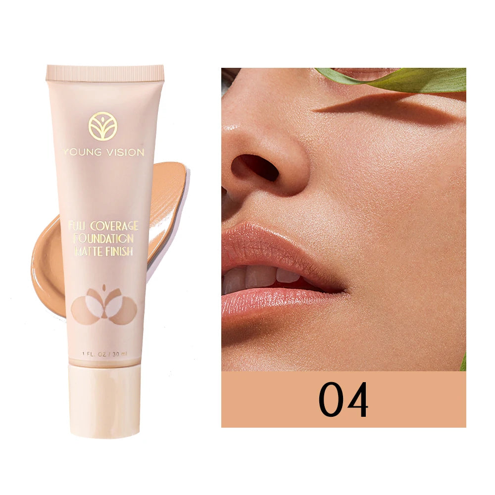 6-Color Concealer BB Cream - 30ml Natural Facial Primer Liquid Foundation