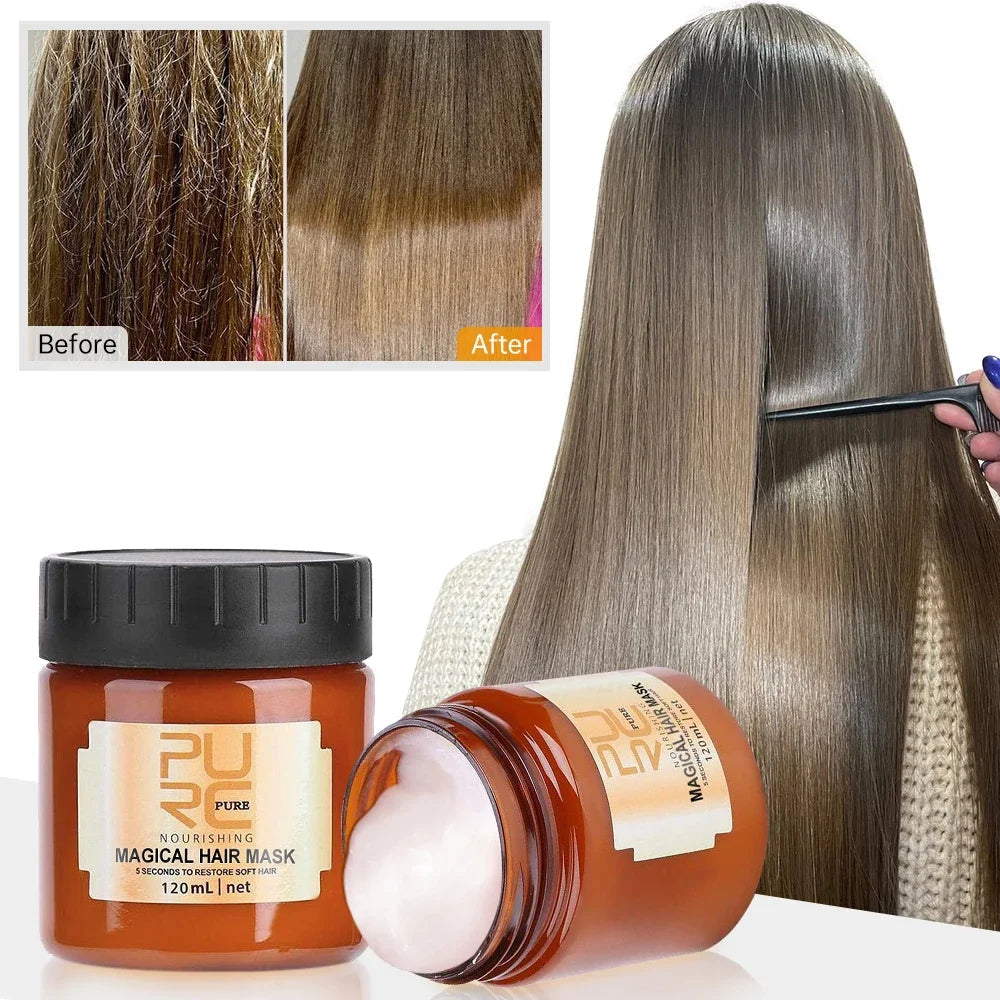 PURC 5-Second Magical Hair Mask - Keratin Treatment for Smooth, Frizz-Free Hair