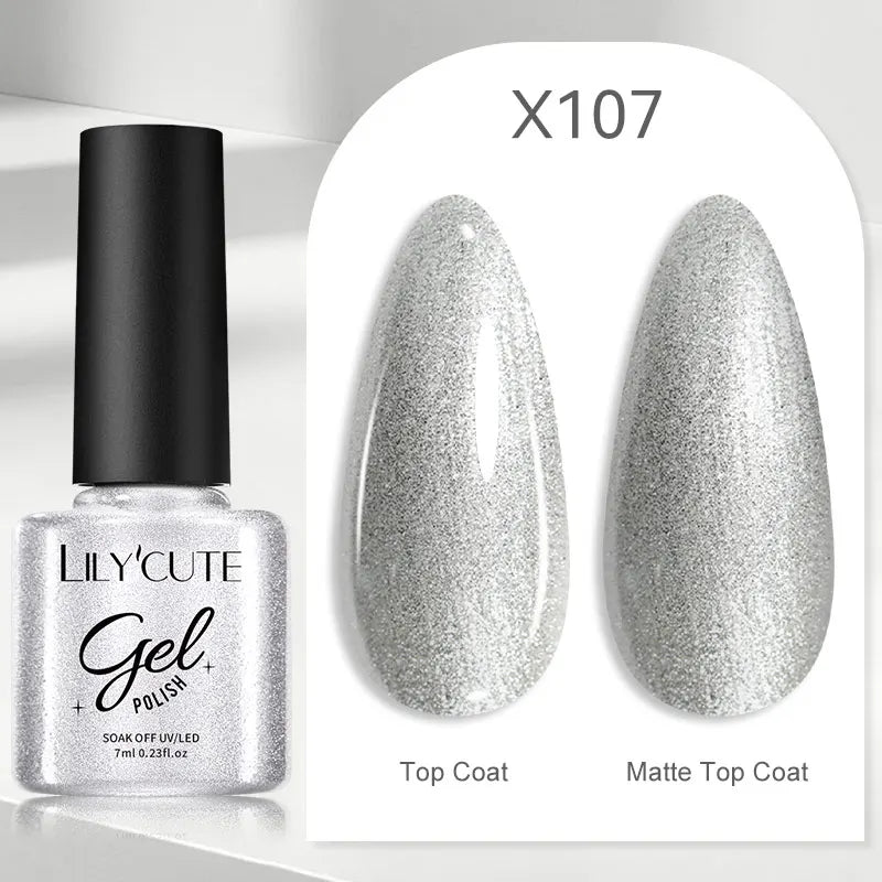 LILYCUTE Thermal Gel Nail Polish 7ml - Temperature Color Changing UV LED