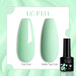 LILYCUTE 7ML Jelly Amber Gel Nail Polish Nail Art Dark Bloom Leopard