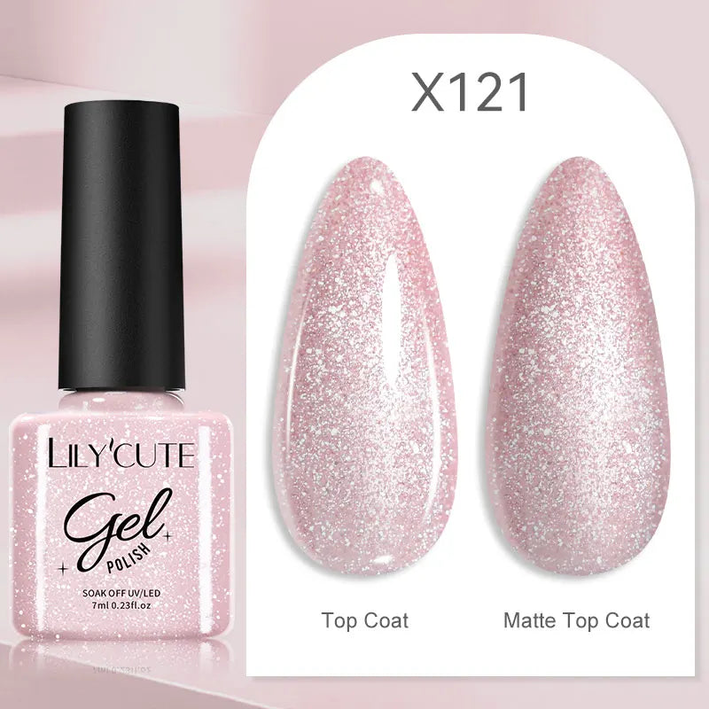 LILYCUTE Thermal Gel Nail Polish 7ml - Temperature Color Changing UV LED