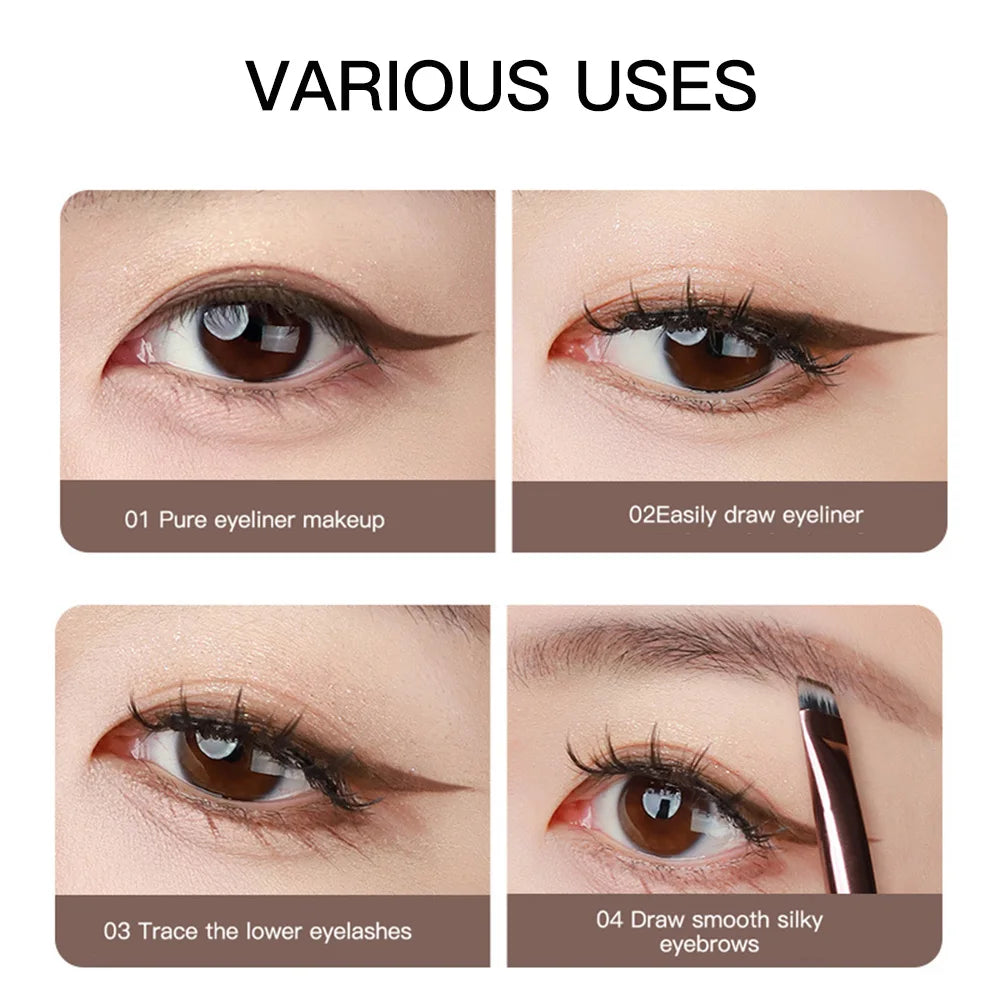 GECOMO Long Wear Matte Eyeliner Gel Cream - Quick Drying Waterproof Formula for All-Day Precision
