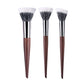 Natural Wood & Goat Hair Stippling Makeup Brush - Professional Powder & Contour Blending