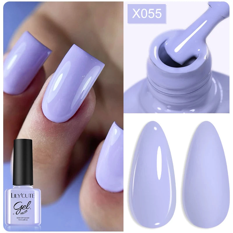 LILYCUTE Thermal Gel Nail Polish 7ml - Temperature Color Changing UV LED