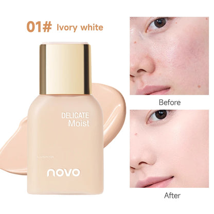 Smooth Liquid Foundation - Moisturizing BB CC Cream Waterproof Long-Lasting