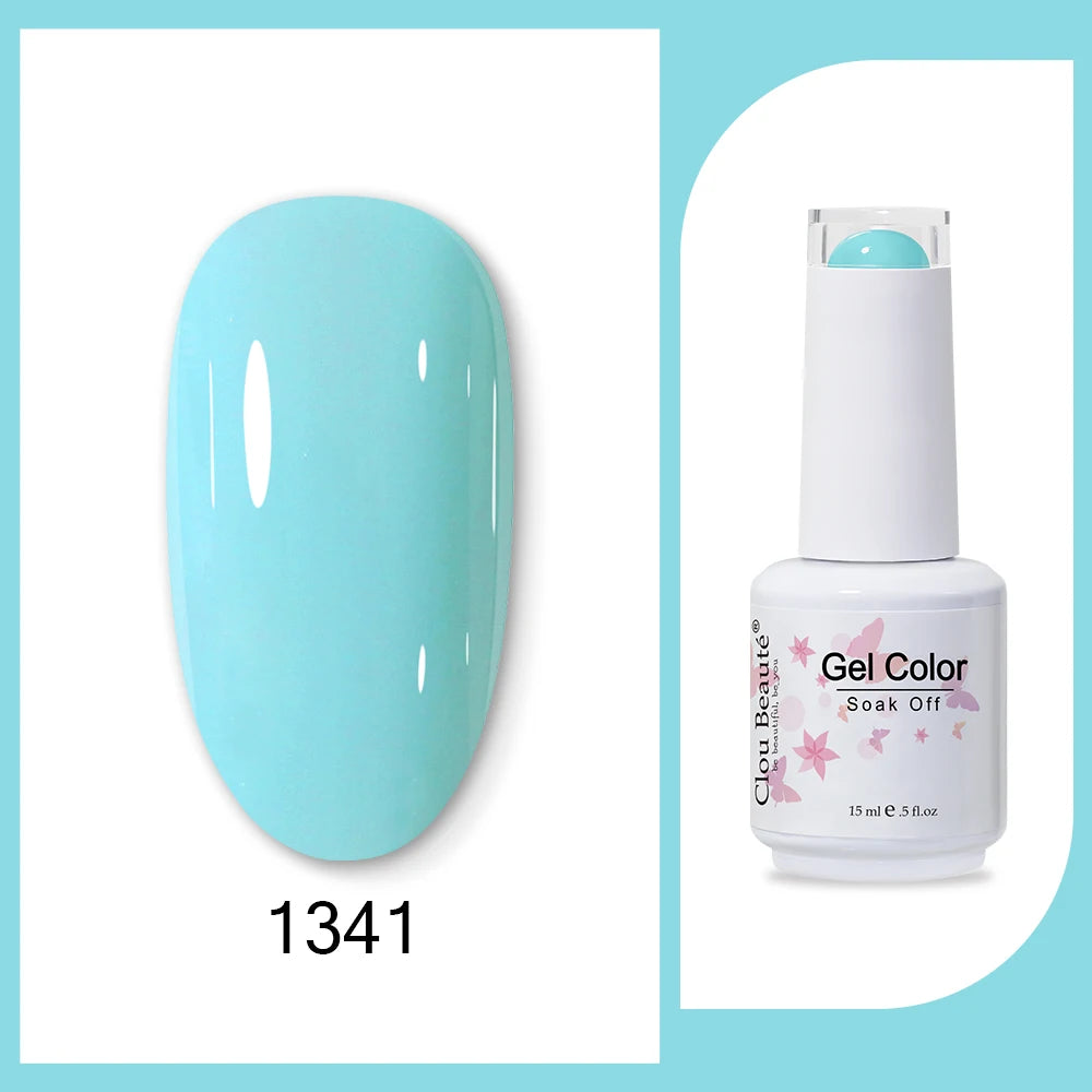 Clou Beaute HEMA & TPO Free Gel Nail Polish - Army Green 15ml
