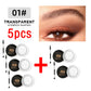 Matte Brown Black Eyebrow Cream - 3D Natural Tint Waterproof Gel Wax