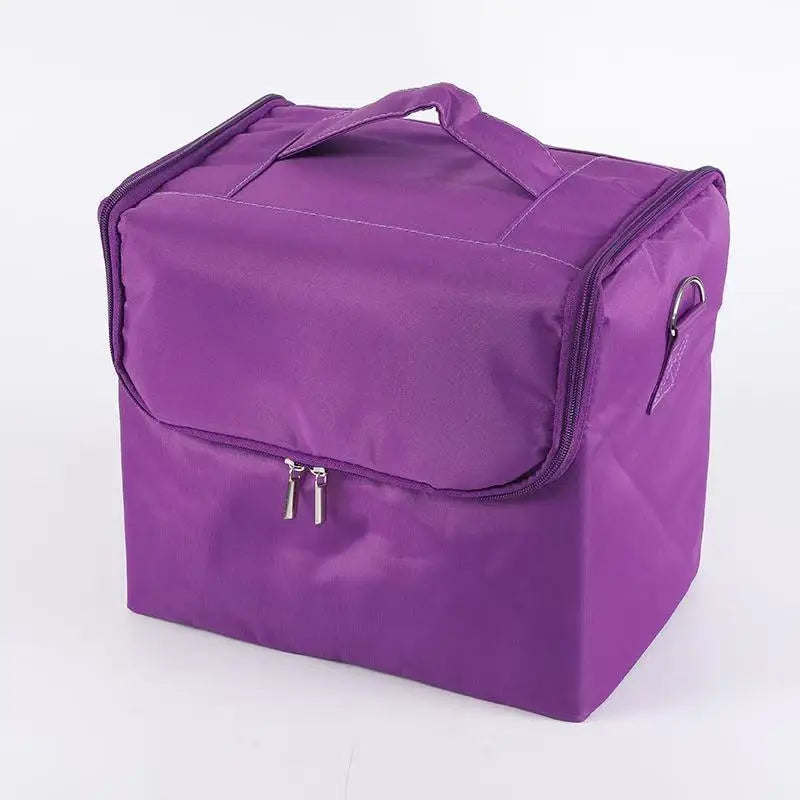 Multi-Layer Waterproof Nail Art & Makeup Tool Box - Professional Beauty Storage