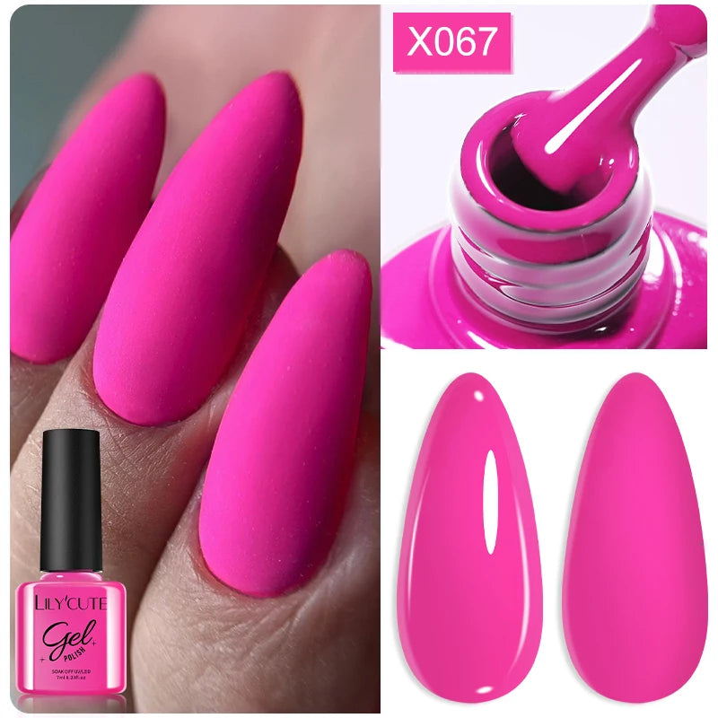 LILYCUTE Thermal Gel Nail Polish 7ml - Temperature Color Changing UV LED