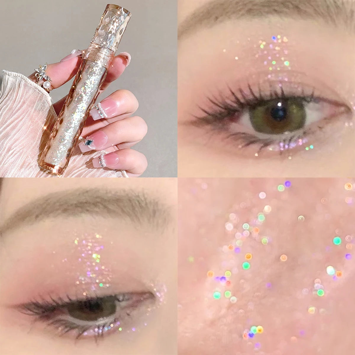 Flowing Light Liquid Eyeshadow - Sparkling Pearlescent Diamond Highlighter
