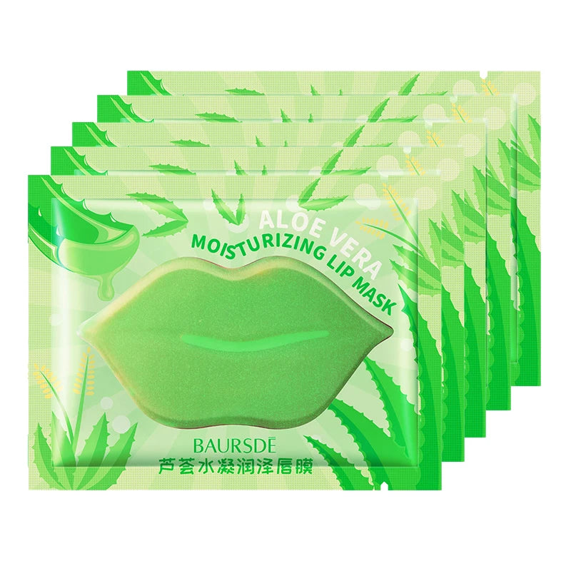 Collagen Nourishing Lip Mask - Moisturizing Fruit Essence Anti-Wrinkle Lip Treatment Patches (5/10 Pack)