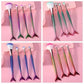 Mermaid Gradient Makeup Brush Set - 4 Piece Professional Cosmetic Kit