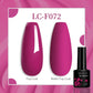 LILYCUTE 7ML Jelly Amber Gel Nail Polish Nail Art Dark Bloom Leopard