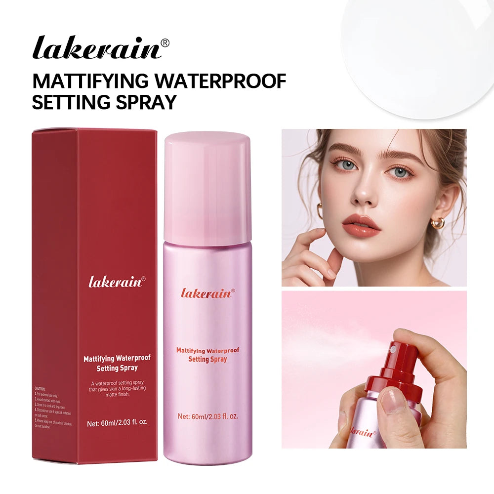 Mattifying Waterproof Setting Spray - Long-Lasting Makeup Fixer
