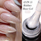 LILYCUTE UV Gel Nail Polish - Base & No-Wipe Top Coat Set (7ml)