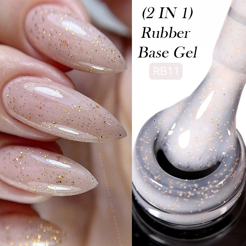 LILYCUTE UV Gel Nail Polish - Base & No-Wipe Top Coat Set (7ml)
