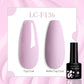 LILYCUTE 7ML Jelly Amber Gel Nail Polish Nail Art Dark Bloom Leopard