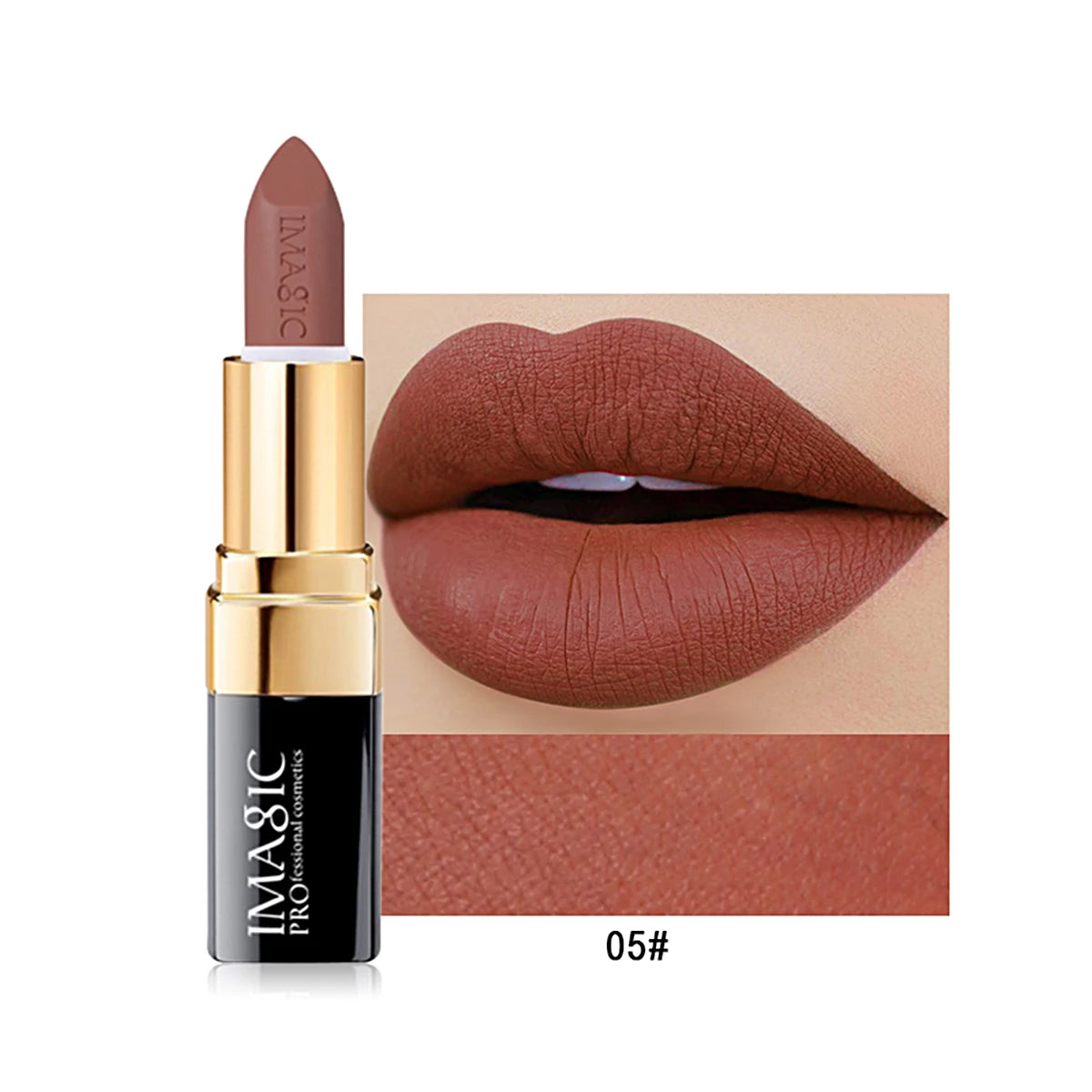 IMAGIC 12-Color Matte Lipstick Set - Waterproof Long-Lasting Velvet Finish