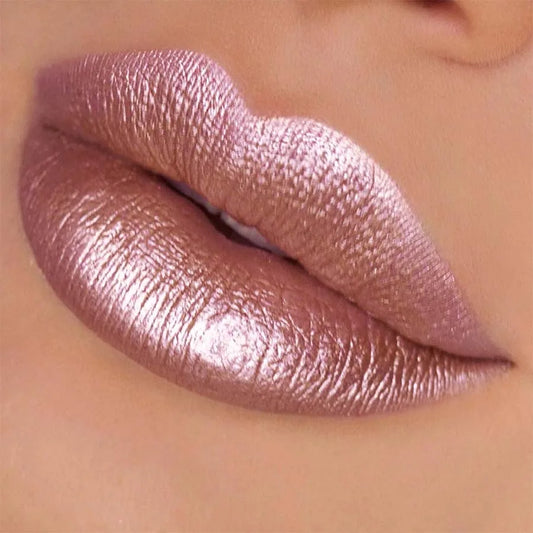 KAFURUX Metallic Lipstick - Long-Lasting Glitter Lip Glaze with Waterproof & Moisturizing Formula 3g