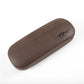 High Quality Hard Glasses Case Women Wood Grain Eyeglass Case Cover Portable