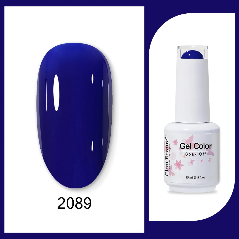 Clou Beaute HEMA & TPO Free Gel Nail Polish - Army Green 15ml